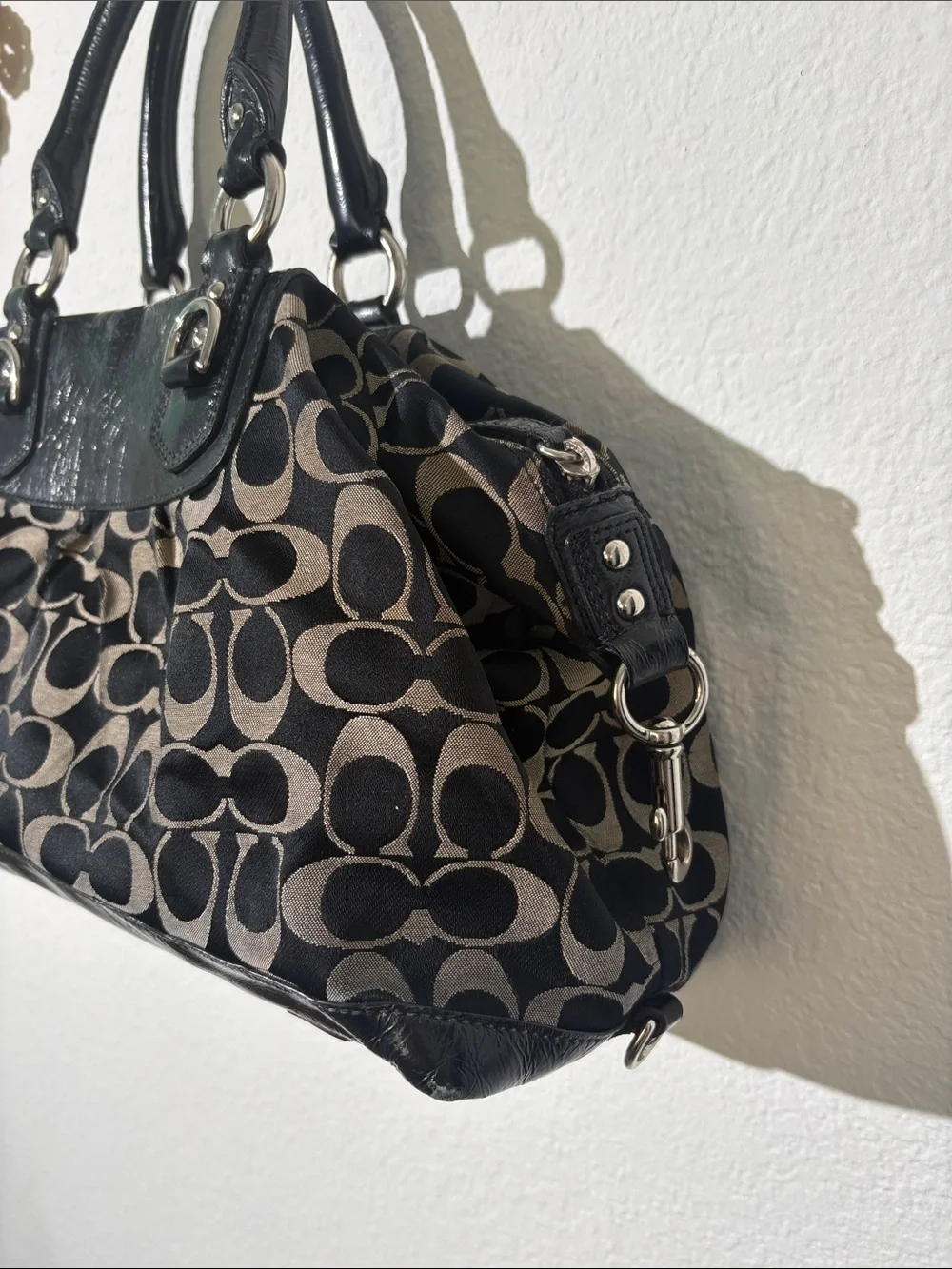 COACH Signature Ashley Satchel Bag